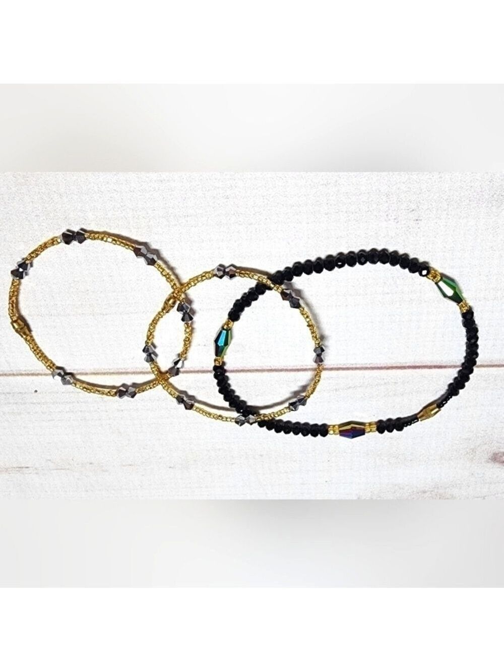 Three Piece Beaded Bracelets - New In Package